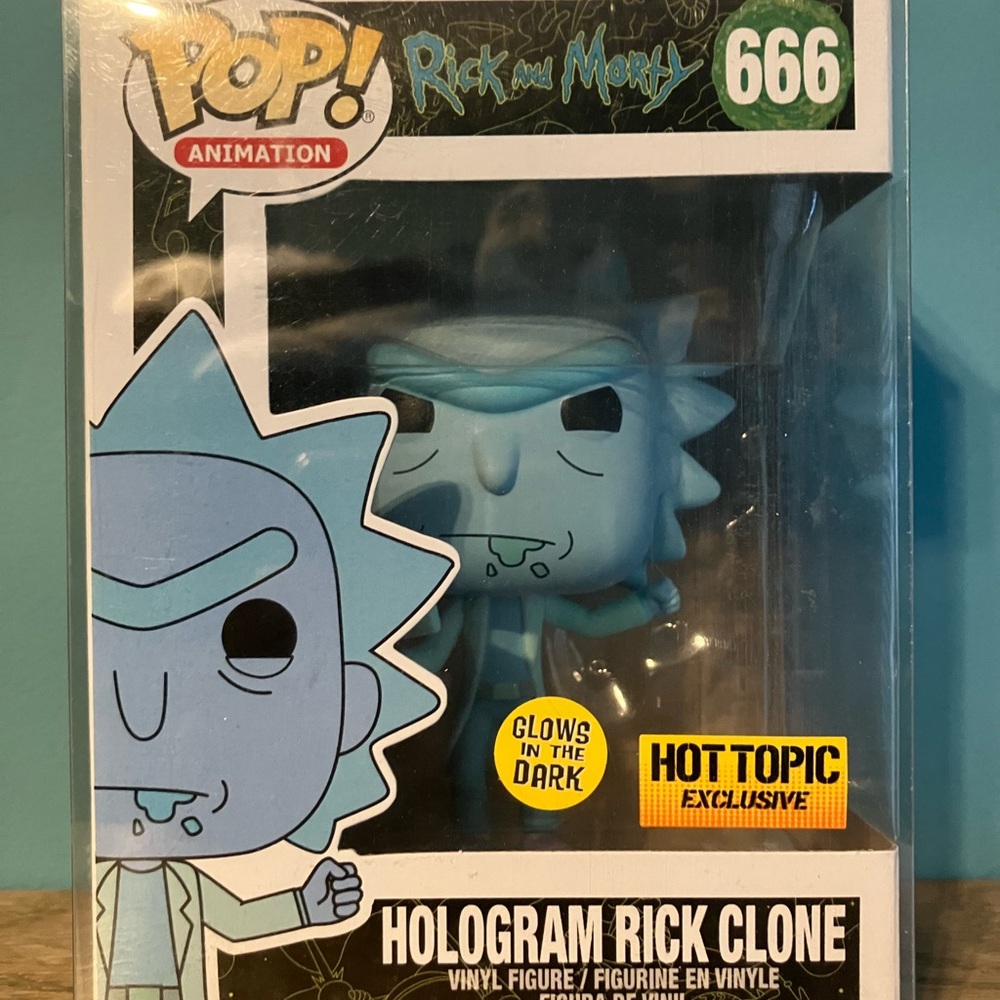 Funko Pop! Animation Rick and Morty Hologram Rick Clone